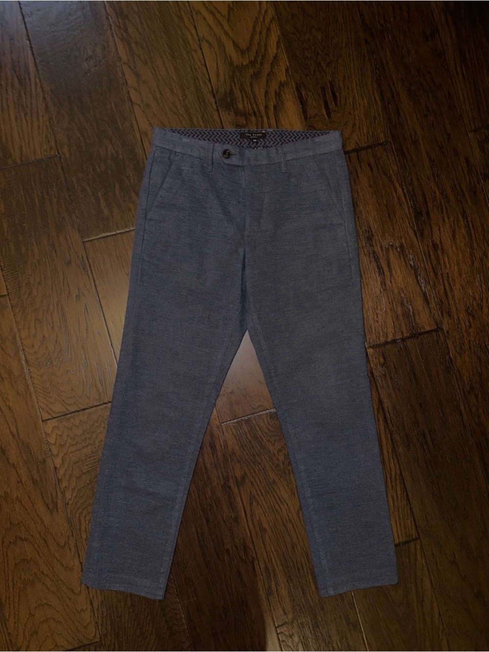 TED BAKER men CHINO TROUSERS Size 28R 'Rivmay' Tapered Fit